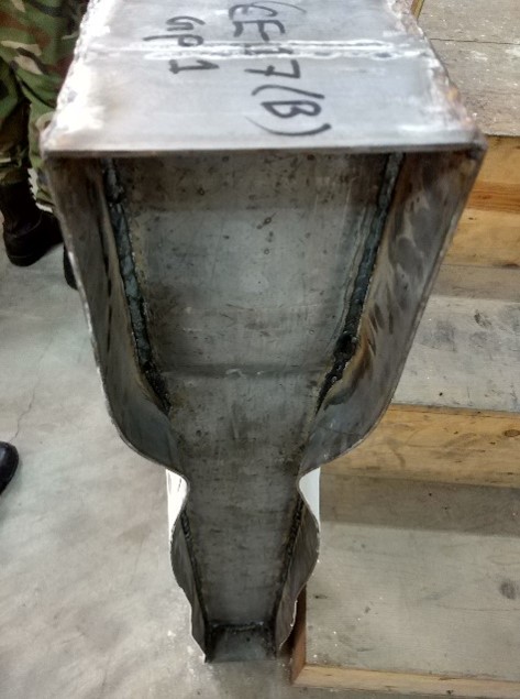 Students Project on Built up steel section columns